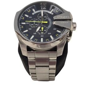 Diesel Chronograph Watch Stainless Steel Band 10‎ BAR Water Resistant